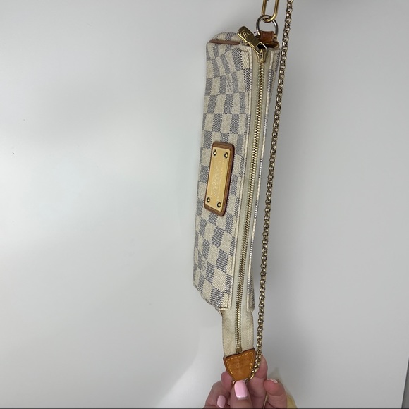 ❌SOLD❌Louis Vuitton Damier Azur Eva Crossbody Clutch - Picture 10 of 10